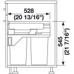 3619-471 Euro Cargo Waste Bin with Soft Closing